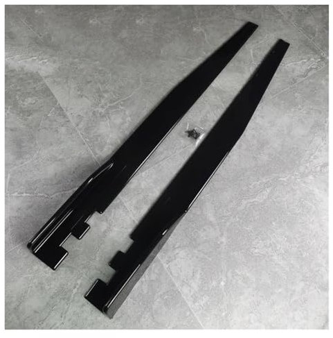 Seitenschweller Für F30 F31 F32 F33 F36 F80 F81 F82 F83 3/4 Serie 12-21 Bodykit Tuning Seitenschweller Verlängerung Schweller Lippensplitter Seitenrock(Gloss Black Unpaint)