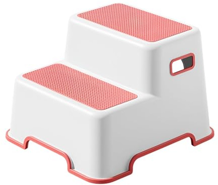 Tabouret 2 Marches pour - Marchepied D'évier en PP | Marchepied pour Tout-Petit pour Lavabo De Salle De Bain | Tabourets De Pot pour Bébé | Escaliers À Double Marche pour | Marchepied