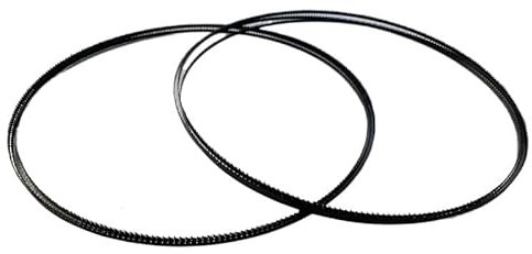 2 hojas de sierra de cinta de 1575 mm, 1575, 6,5, 0,4 mm, 12 dientes por pulgada cuadrada, for sierra de cinta de leñador BS228 de 9 pulgadas, for cortar madera y trabajar la madera