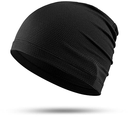 WTACTFUL Cooling Skull Cap for Men Women Lightweight Breathable 3D Mesh Beanie Hat, Thin Quick Dry Running Cap for Cycling Motorcycle Helmet Hard Hat Liner Summer