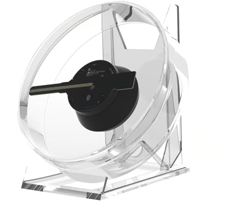 MKHQST Mini proyector holográfico 3D con Ventilador WiFi, Pantalla LED de Escritorio for Publicidad imágenes y vídeos Control Remoto y Soporte Experiencia Visual inmersiva
