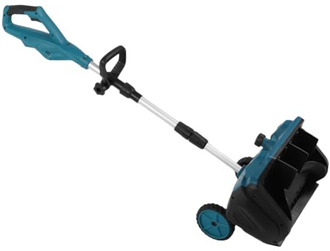 Aolidsive Pala Quitanieves Inalámbrica con Batería, Lanzador de Nieve Eléctrico de 16 Pulgadas de Ancho de Limpieza para Calzadas y Aceras, Compatible con BL1815 BL1820 BL1830