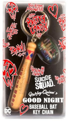 Quantum Mechanix QDC220 DC Comics Harley Quinn 's Good Night - Llavero de bate de béisbol