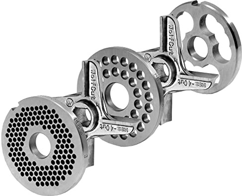 Wolfcut H82 Lochscheibensatz 3MM + 8MM Bohrung + 2 Robotmesser + 1 Vorschneider System Unger Werkzeugstahl