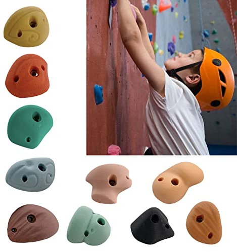 Klettergriffe Indoor-Outdoor-Klettergriffe für Kinder, Hochwertiges, Farbenfrohes Klettergriff-Set für Baumhaus/Fitnessstudio/Zuhause/Spielplatz, DIY-Kletterwand ( Color : 1 set of 50 , Size : Plank i