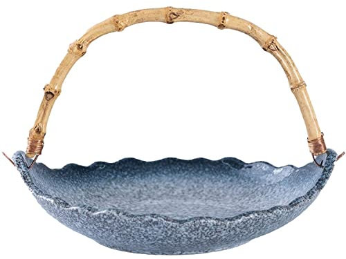 AVFORA Frutero Frutero de Cerámica for Almacenar Organizar Verduras Cesta de Frutas for Mostrador o Cesta de Frutas Colgante for Mostrador de Cocina Soporte for Frutas (Color : B, Size : 24.5 * 16cm)