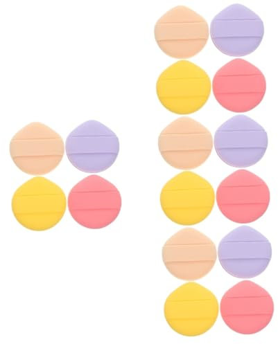 FOMIYES Lot De 4 Éponges De Maquillage Rondes Et Moelleuses En Mousse Pour Fond De Teint Éponges De Beauté Dangle Pour Applicateurs De Maquillage Du Visage Outils De Beauté 4 Pièces X 4