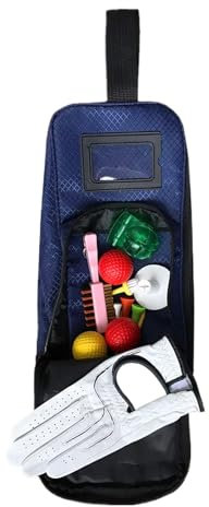 Golfschuh-Tragetasche,Golfschuhtasche - wasserdichte Golftragetaschen mit Reißverschluss, Schuhtasche | Aufbewahrungstaschen mit Vordertasche, tragbare Außentasche für Schuhe und Sport