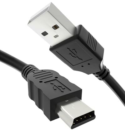 Câble de charge usb compatible avec Ti-84 Plus CE, Ti-84 Plus/C Silver Edition, Ti-Nspire CX/CAS, Ti-89 Titanium, Ti-Nspire CX II/CAS Calculatrice graphique USB A vers Mini-B