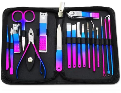 Kit Cortaúñas Set Para Cortar Uñas De Pies, Herramientas Para Y Estuche De | Set Manicura Acero Inoxidable Para Viajes Al Aire Libre, Hombres, Mujeres, Familia Y Amigos