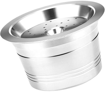 Reusable Stainless Steel Coffee Filter Suitable for Espressos Machines Includes Spoon and Brush