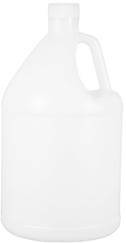 Luxshiny Plastic Gallon Jug 1 Gallon Plastic Pail with Lid Reusable Sealed Water Storage Container Multi-purpose for Household and Industrial Use