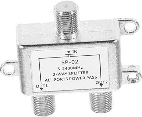 DIYEAH Divisore Coassiale Vie per Antenne e Tv Compatibile Catv Installazione Facile e Versatile Durabilità e