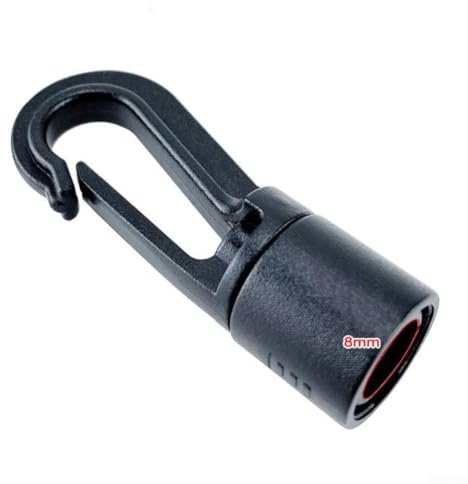 Affidabili ganci a connessione rapida per corde elastiche e antiurto, ideali per avventure all'aria aperta