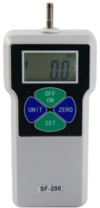 Strumento di misurazione della forza di spinta e trazione digitale, dinamometro portatile LCD retroilluminato automatico Basso errore, alta sensibilità(5N)