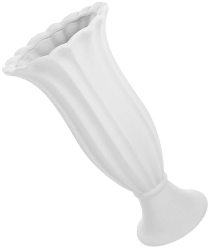 GETAJGHSD Vaso Commemorativo da Cimitero in Ceramica Urna Decorativa per Fiori Freschi e Artificiali Portafiori Elegante per Tombe e Loculi Resistente e Versatile per Funerali e Eventi