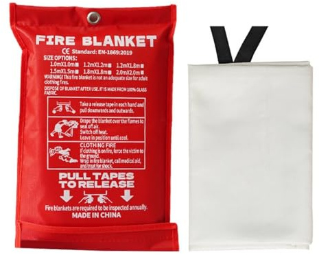 Manta Ignífuga Para Cocina Y Hogar Fibra De Vidrio Emergencias Supresión De Emergencias Manta De Fibra De Vidrio Surival
