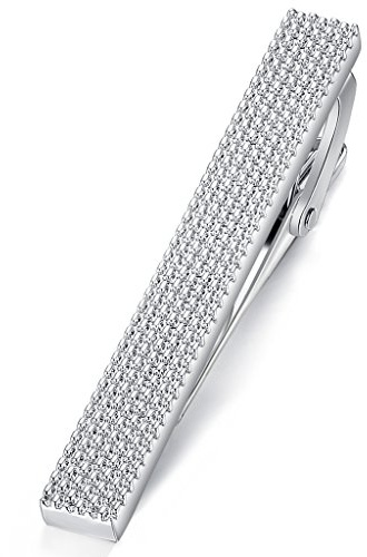 HONEY BEAR Krawattenklammer Herren 5.4cm Kupfer, Hochzeit/Business | sanfter Halt keine Falten oder Schäden am Stoff. Anlaufgeschützte, stahlbeschichtete Kupfer basis