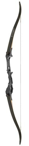 October Mountain Ascent Recurve Bow 58 (Black, Right Hand, 50, Pounds)
