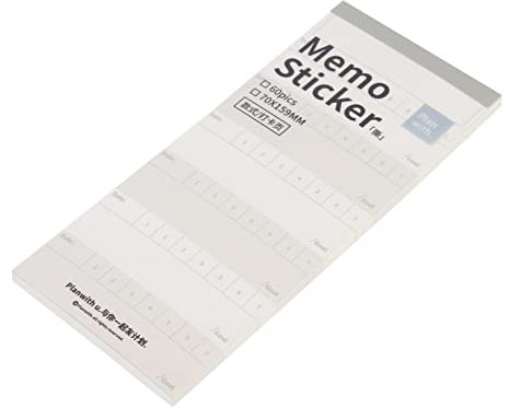 NUOBESTY Multipurpose Haftnotizen Planbuch Mit Abreißbaren Memo-stickern Praktische Seitenmarker Für Schule Büro Und Zuhause Selbstklebend Leicht Abzureißen Transparent