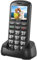 CHAKEYAKE Senior mobile phone with large buttons | Mobile phone without contract with 1.77 inch LCD | SOS function | Dual SIM button mobile phone with torch | Charging station | Black