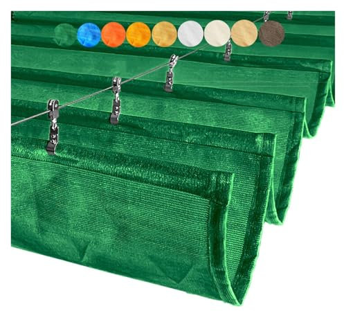 Retractable Wave Sun Shade Sail, Outdoor Replacement Canopy Pergola Shade Cover With Mounting Kit For Patio Porch Garden Deck Backyard Sun Room
