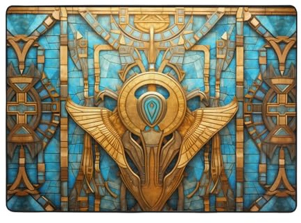 YTUOPWE Alfombra de metal con diseño de frescos de 80 x 58 pulgadas para sala de estar, oficina, mesa de café, cama, balcón, suave, esponjosa, absorbente de agua, duradera