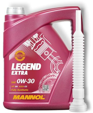 5L Mannol Motoröl Legend Extra 0W-30 + Auslaufhahn