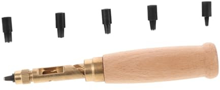 iplusmile Punzone per Cuoio con Teste Intercambiabili in Acciaio Resistente Pinza Fustellatrice per Cinture Cinturini Orologi Tessuti Sottili e Pelle Multilivello Design Efficiente e Facile