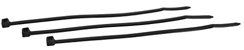 100 uds Brida nylon 6.6, Negro, 4,8 x 430 mm