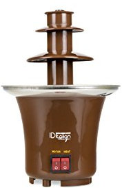 Italian Design IDECUSWEET01 Chocolate Fountain 65, 65w-IDECUSWEET01, Acero Inoxidable, Marron