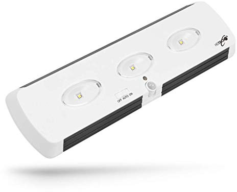 HEITECH LED Lichtleiste mit Bewegungsmelder innen - batteriebetriebene Wandleuchte mit automatischer Lichtaktivierung - Batterie Nachtlicht kabellos für Küche & Schrank - Schranklicht Schrankleuchte