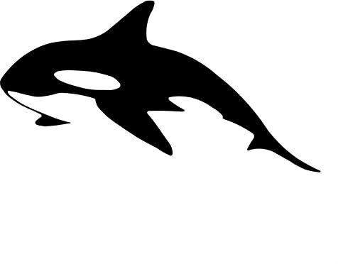 TYUTYU Auto Aufkleber Marine Tier Fisch Mode Schöne Autozubehör (Color Name : Black)
