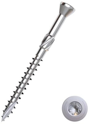 Primaster Terrassenschrauben 5,0 x 60 mm TX 25 Edelstahl Zylinderkopf 400 Stück