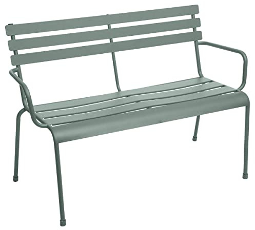 Hespéride - Banc Greensboro 2 Places Olive - L. 114 x P. 56 x H. 79 cm - Mobilier d'Extérieur pour Terrasse Balcon Patio