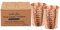 HealthAndYoga™ qCup Lot de 2 gobelets en cuivre pur pour la santé ayurvédique 250 ml (martelé)
