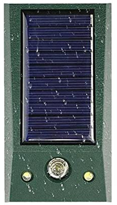 smashing Repellente per gatti ad ultrasuoni per esterni, impermeabile, deterrente con doppio flash, repellente per il cervo da esterno per procioni, volpi, cervi