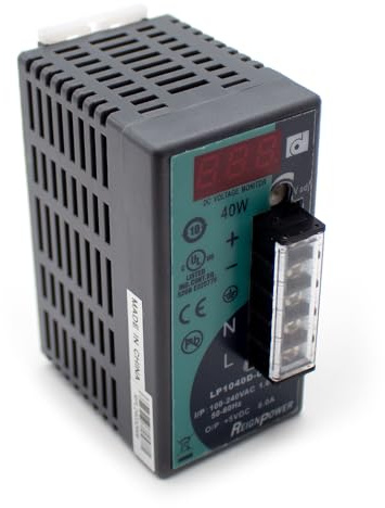 Toplionace Din Schienen Schaltnetzteil, Einzelausgang AC zu DC 5V 12V 24V Lichtkasten ÜberwAChungskamera Digitalanzeige Stromversorgung LP1040D (24V)