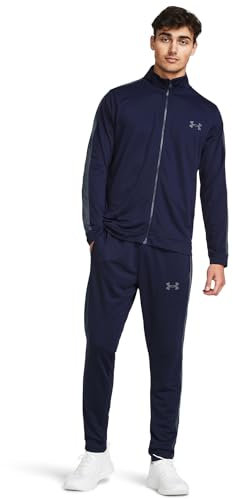 Under Armour Ua Knit Track Suit, Tuta da allenamento Uomo, Midnight Navy, M