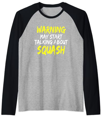 Squash Trainer Lustiger Squash Spruch Squash Spieler Raglan