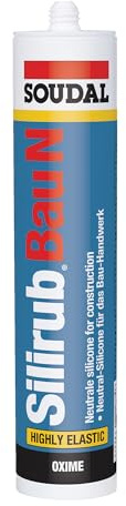 Soudal Bausilikon Silirub N schwarz 310 ml
