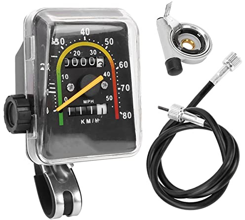ANKROYU Fahrrad-Tachometer, Fahrradcomputer, Wasserdichter Mechanischer Kilometerzähler, Mountainbike-Codetabelle, Mechanischer Fahrrad-Kilometerzähler Für Fahrräder