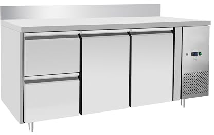 METRO Professional Kühltisch GCC31002D-BS, Edelstahl, 225 L, Luftkühlung, silber