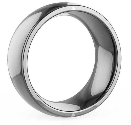 Smart Ring Decor – IP68 wasserdichter Tracker, Smart-Ring, virtuelle Anrufe, Fingerring aus Keramik mit integriertem Modul, tragbare Hände, Ornament für Meetings, Größen 9, 10, 11, 12