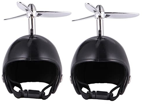 Hühnerhelm Haustierhelm Sicherheitshelm für Haustiere Schwarz 2 Stück