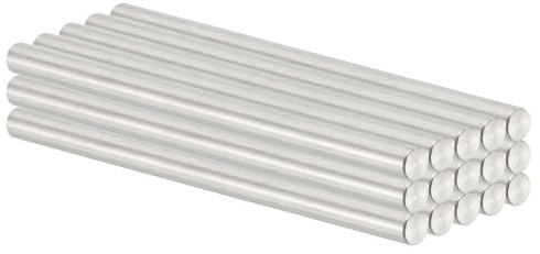 PATIKIL 15 Stück Stiftstift Edelstahl 4mm x 70mm Stifte Regalstifte Silber | Stützstange Metall Befestigungselemente, 304 Edelstahl, Für Regale Möbelbefestigungsteile