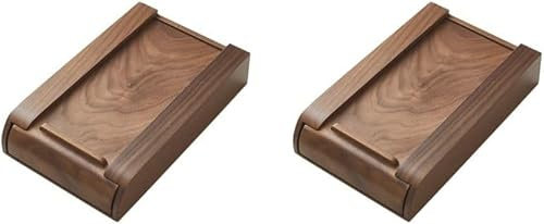 Untertischschublade, versteckte Holzschublade, Aufbewahrungsbox für Zuhause, Büro (21,5 x 13,5 cm), 2 Stück