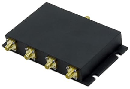 Fangxuee Accessoire Amplificateur de Signal pour Téléphone Portable : Diviseur 4 Voies SMA 800-2700MHz, 1,2dB pour Couverture GPS/WiFi