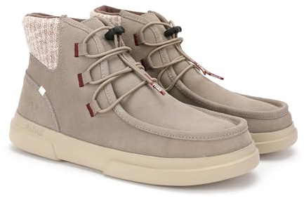 Pitas | TRENTO | Stivali casual da donna | Stivaletti in pelle| Scarpa urbani | Mocassini | Nautiche invernali | Sneakers Casual | Calzatura Senza lacci | Calzature Walkinpitas | Beige | 38