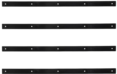 Alasum 4 Pièces Accessoires Longboard matériau de Skateboard Accessoire de Skateboard équipement de Skate Black